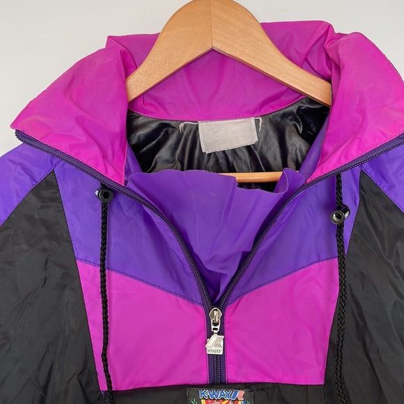 Vintage K-Way Windbreaker pull over - Picture 4 of 8